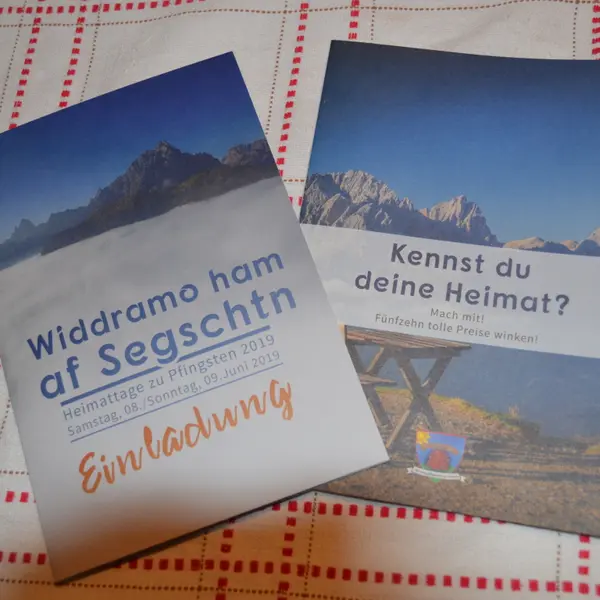 Einladung und Rätsel über Sexten